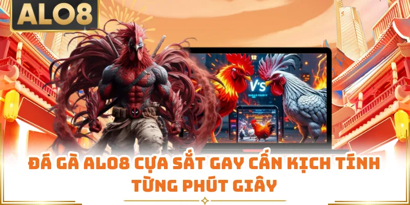 Đá gà ALO8 cựa sắt gay cấn kịch tính từng phút giây