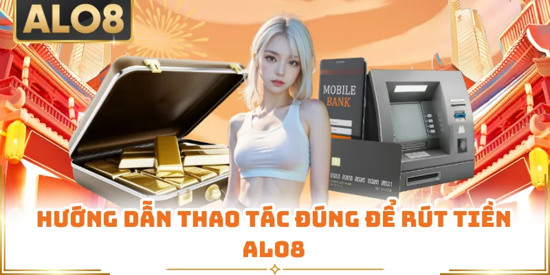 Hướng dẫn thao tác đúng để rút tiền ALO8